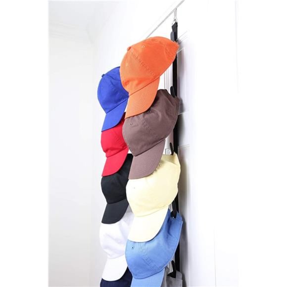 CapRack18 Over-The-Door Hat Rack and Organizer |Baseball Cap Rack |Hat Rack - Picture 6 of 6